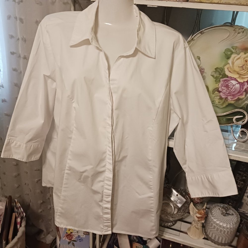 Lee Riders White Shirt 1x